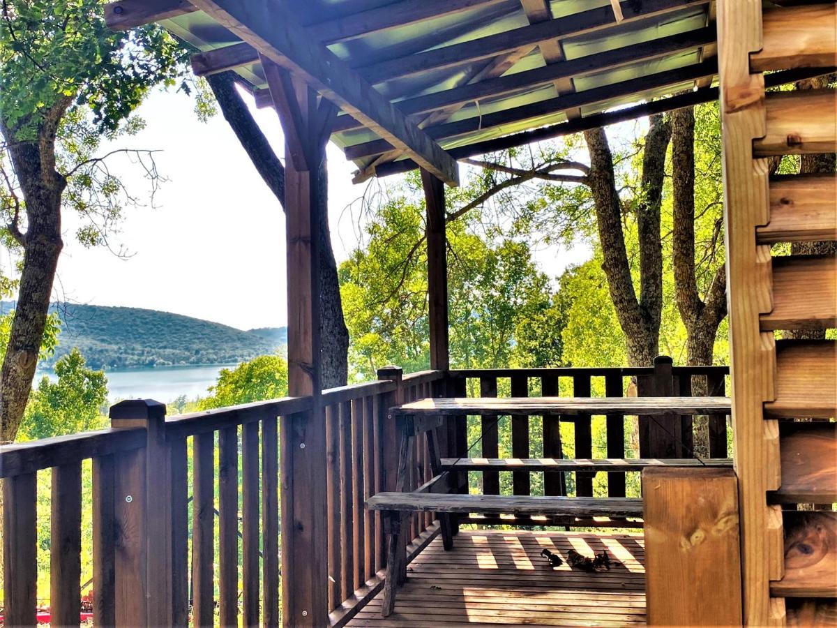 Les Bastides De Chanteraine Bungalows, Lodges & Spa Aiguines Bagian luar foto