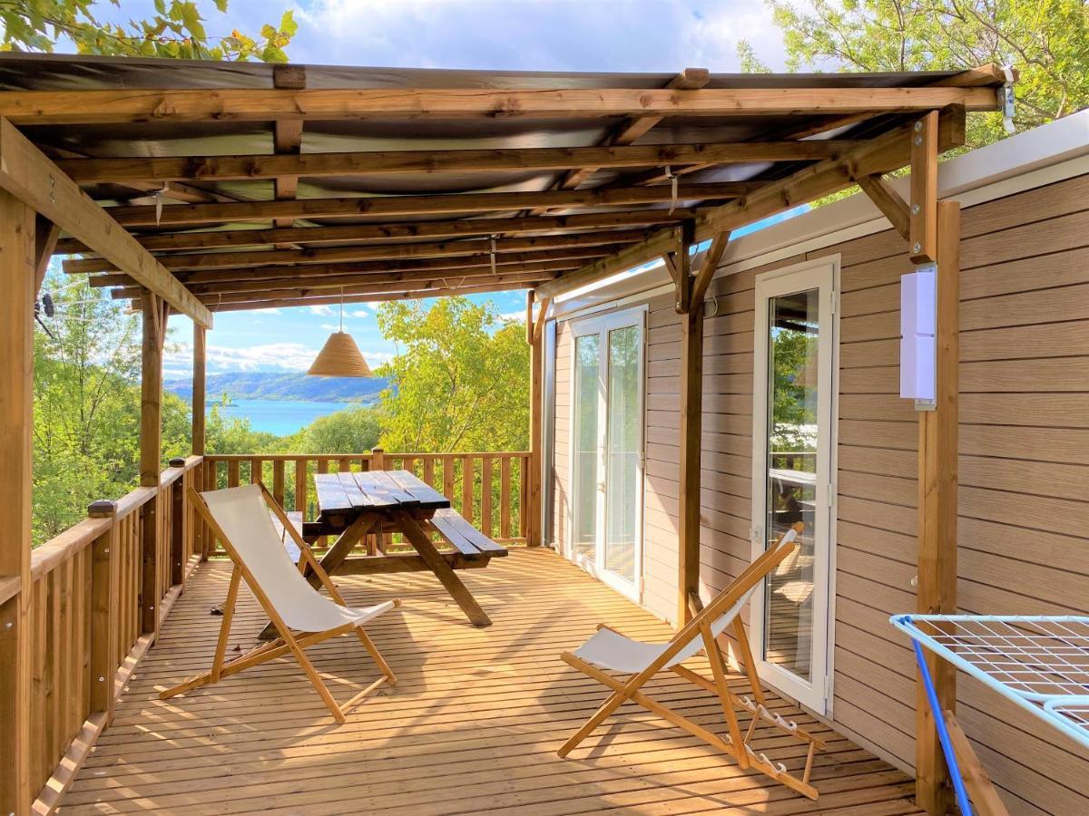 Les Bastides De Chanteraine Bungalows, Lodges & Spa Aiguines Bagian luar foto